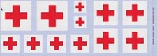 DM DECALS 4005  Rode Kruis vierkant  1:48
