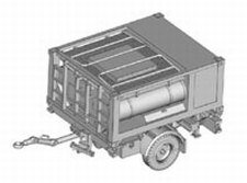 MINITANKS  300041A  Aanh. Watertankcontainer  1:87